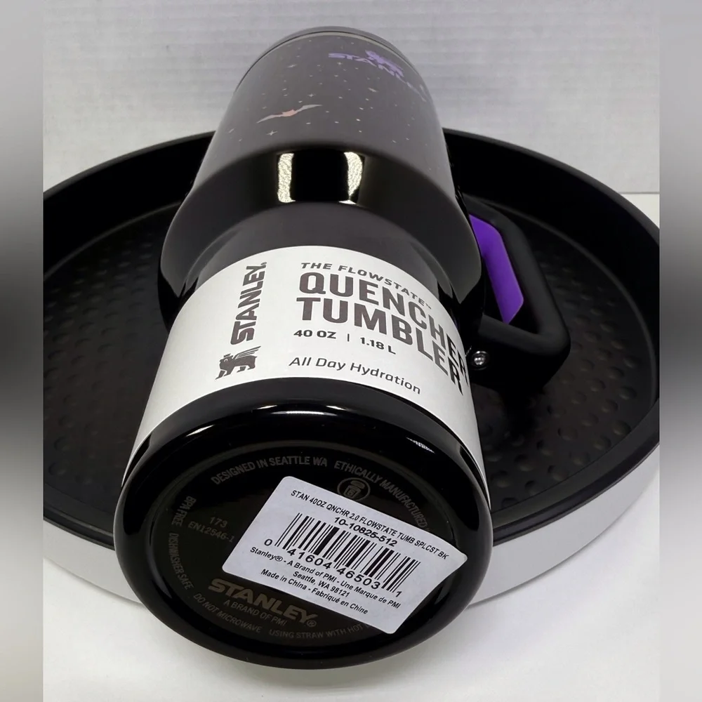 Stanley Halloween 40 Oz H2.0 Flowstate Quench Tumbler Spellcast Black Purple - Picture 8 of 8